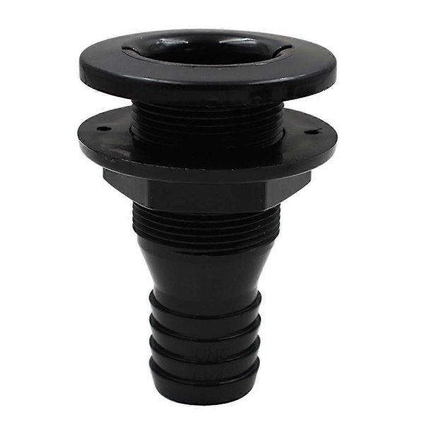 5/8'' Sort Marine Gennemføringskonnektor Udskiftning Bilge Pumpe Slangefitting