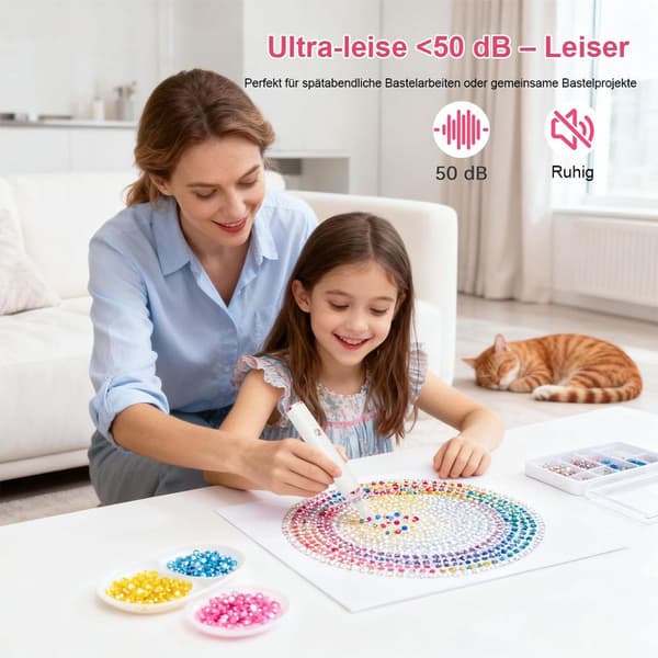 Automatic Diamond Painting Pen, with Accessories, 400mAh Battery, DIY Craft Tool