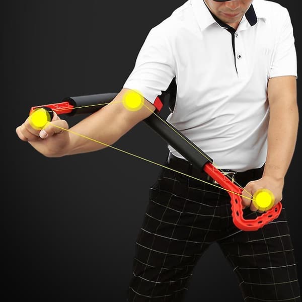 Golfin kierron harjoitus swing-valmentaja, punainen