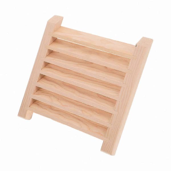 Cedar Luftventilpanel för Basturum med Luktreducering 19x19x1.7cm Enkelpack