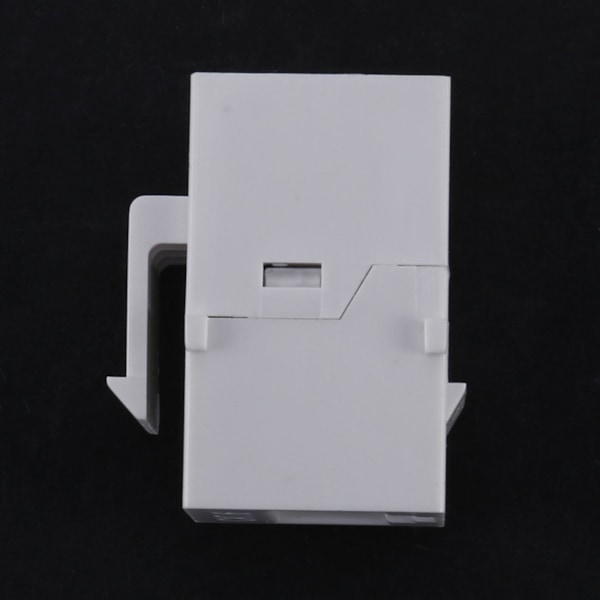 10 st RJ45-kontakter Keystone Cat6 Förlängningskoppling Adapter, Vit