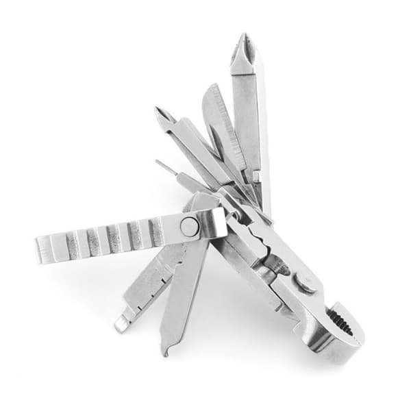 15-in-1 Keychain Multi-tool with Pliers and Screwdriver