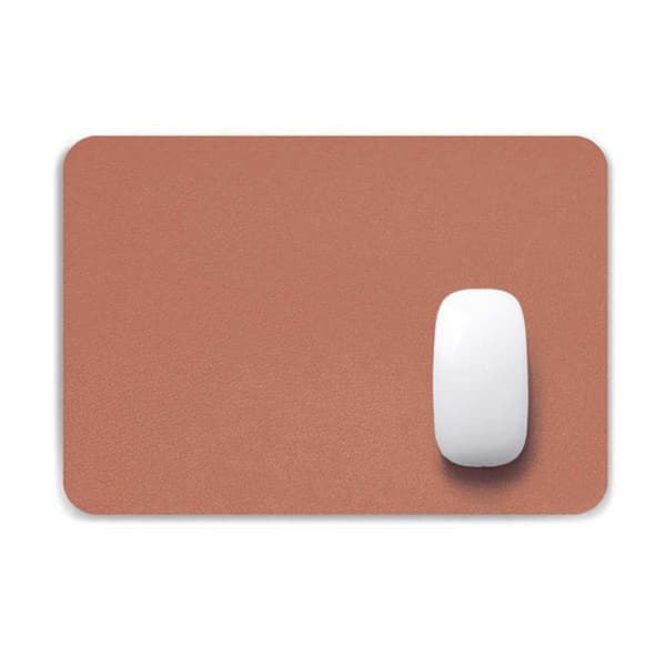 Musematte Lysebrun PU Skinn Lær 21x26cm
