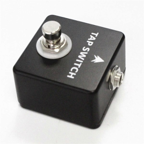 Tap Switch Tap Tempo Switch Pedal Full Metal Shell För Gitarr Effekt Gitarrtillbehör