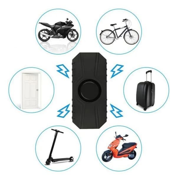 Electric Bicycle Anti-Theft Security System Kit, Waterproof, Wireless Remote Control, Vibration Sensor, Alarm, 150 Decibels.
