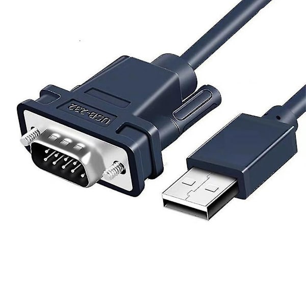 USB til seriell adapter, USB til RS-232 hann (9-pinners) DB9 seriell kabel for Windows