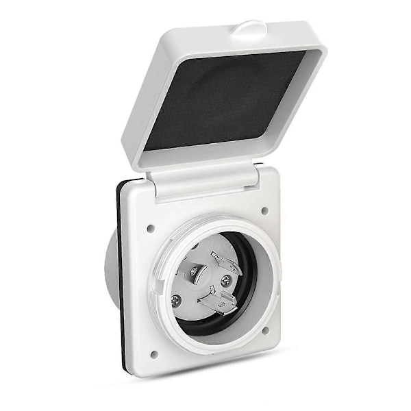 30A RV-pistoke, kierrelukittava sisääntulo, maasähköpistoke 125V/250V RV-virtapistoke veneille ja muille
