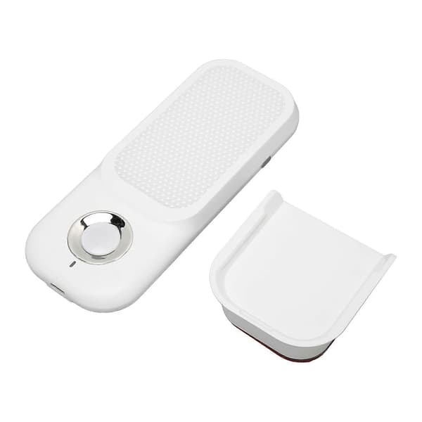 Sensor Væglampe USB Opladning Trådløs 3 Lysfarver Sølv LED Sensor Natlampe til Soveværelse