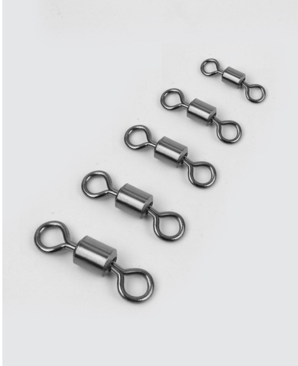 Fiskelinsforbinder, 4# kulstofstål 8-formet ringforbinder Model 2