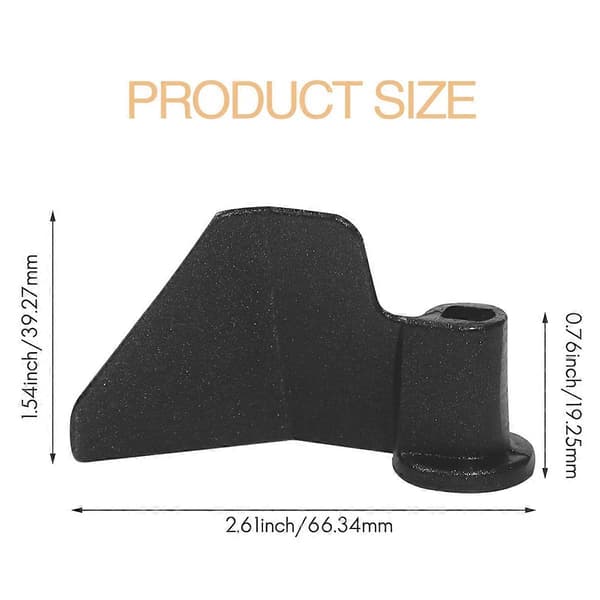 Brødmaskine Paddle, 2 STK Brødmaskine Reservedele Rustfrit Stål Brødbagerblad Non-Stick Rørepaddle