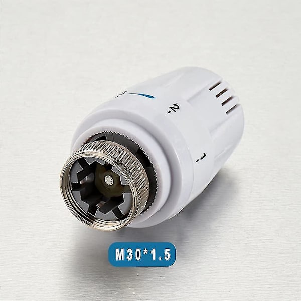 Termostatisk radiatorventil, termostatisk hode M30 X 1.5 radiatorventil erstatningshode radiatorventil termostatventil for hjemmekontor [xc]