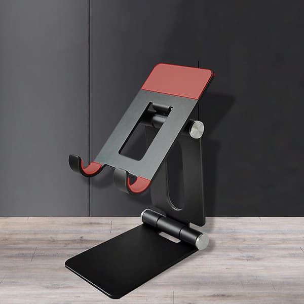 Mobiltelefon Tablet Stand Foldbart Stativ til Pro 12.9 11 10.2 Air Mini 2020, Grå