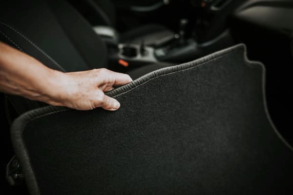 Bilmatter velour grå for: Kia Sorento III 7-seter (2015-)