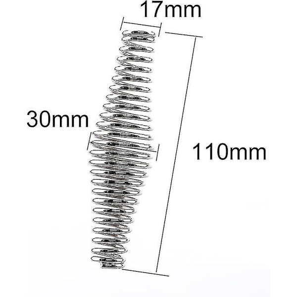 2 stk. BBQ Fjedergreb, Heavy Duty Grill Fjedergreb til Grill og Kurve, Komfur Fjedergreb, Greb til Kurv