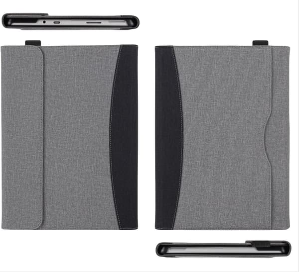 Surface Go 2/3/4 Hardt Skall Kompatibel med Microsoft Surface Pro 10/9/8 Nettbrettdeksel med Justerbart Stativ
