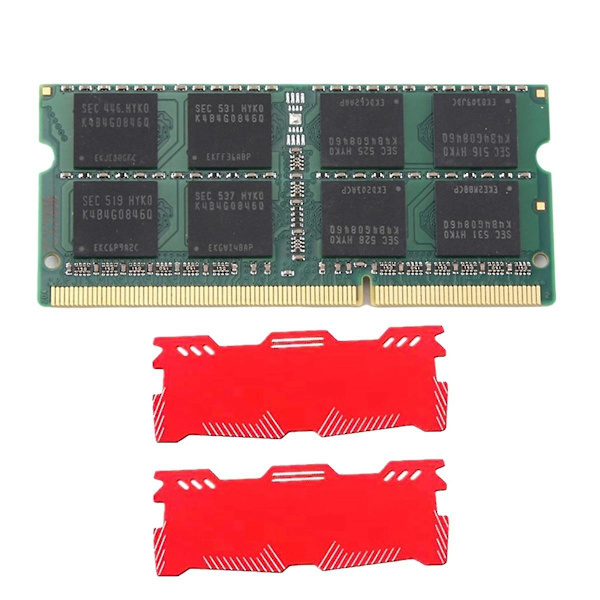 Ddr3 8gb Laptop Hukommelse Ram+kølevest 1333mhz Pc3-10600 1.5v 204 Pins Sodimm 2rx8 Til Laptop Memo