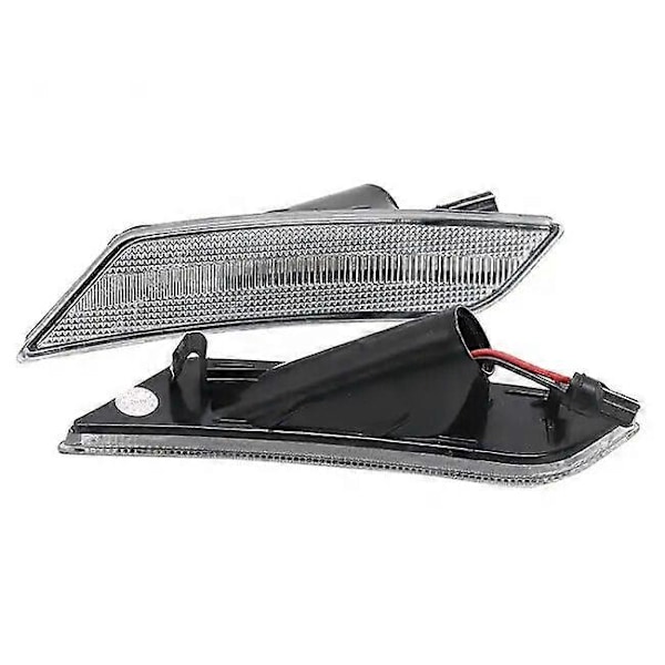 2x Klara Främre Stötfångare LED Sidomarkeringsljus För Cadillac ATS 13-14 XT5 17-24