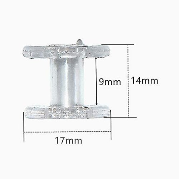 Rv 4-pack transparenta veckade nyanser med bakre klossar