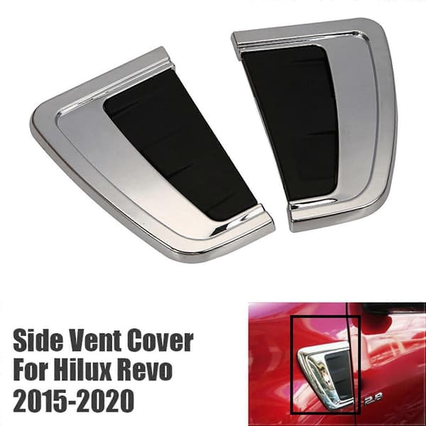 ABS Side Vent Simulator Matt Trim Side Marker Deksel Dekorativ Trim for SR5 Rocco 2015-2020