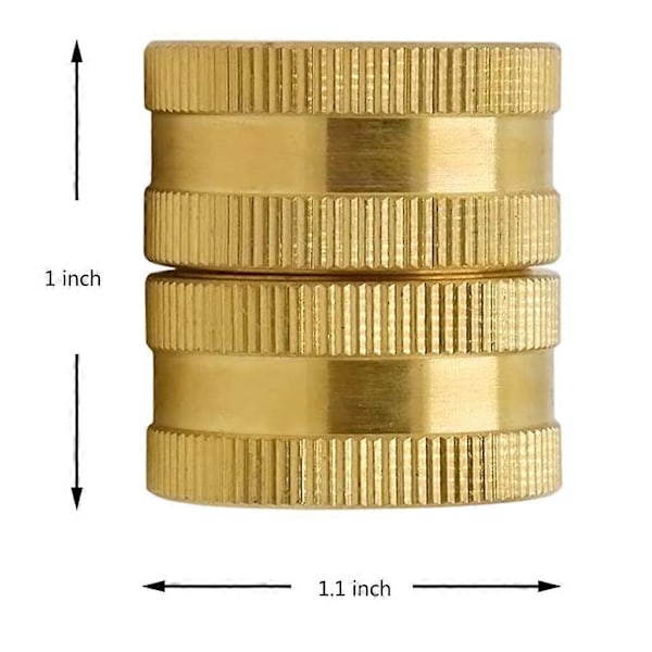 Hun-til-hun Dobbelt Hun Vandhane Fitting Dobbelt Vandslange 1x1,1 tommer
