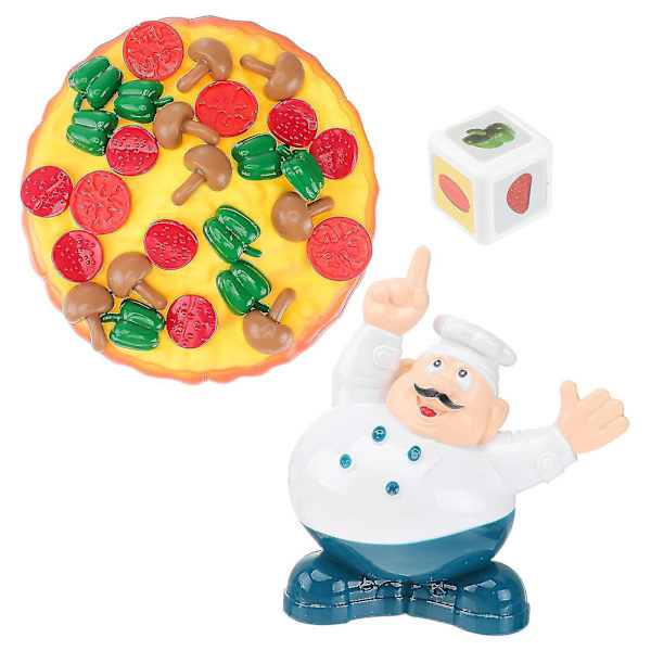Pizza Topple for barn for 2-4 spillere eller hele familien Pizza Pile-up Stabling Balansering Skrivebordsspill Leker