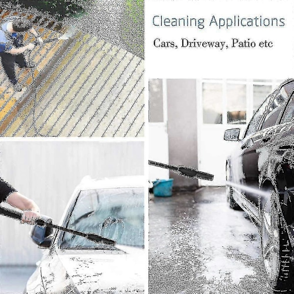 Korvaava suihkupistooli ja suihkuvarsi Karcher K2 K3 K4 K5 K6 K7 painepesureille, pikaliitettävä vesisuihkupistooli Karcher K2~k7 -sarjalle - JA