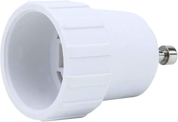 4x Lamp Socket Adapter Gu10 Till E14 Vit - Set Om 4 Lamp Socket Reformatters