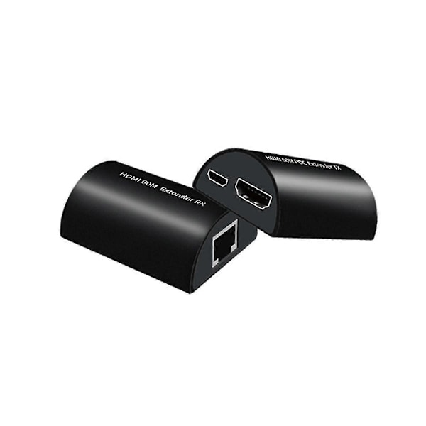 1080p 60hz -kompatibel Extender 60m Over Cat5e/6 Rj45 Kabel Ethernet Extender Audio Video Overføring