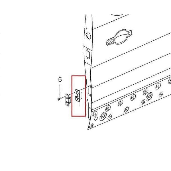 Kvinde Side Skydedør Locator Holder Til Renault Trafic Mk2 & Mk3 91167277