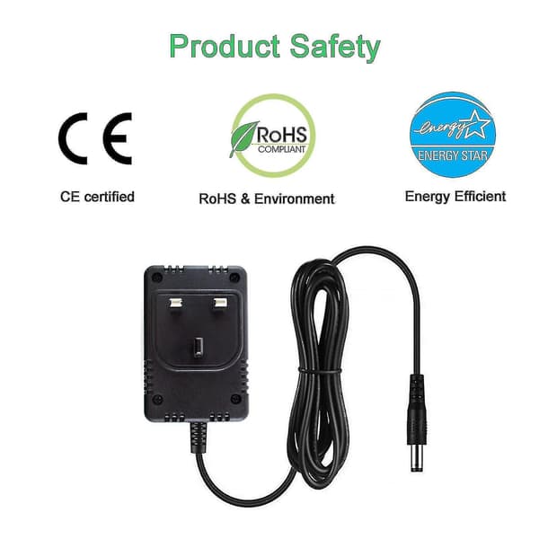 9V Erstatning Kompatibel med Line 6 Pod 2.0 Processor