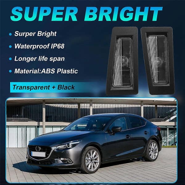 Til Mazda 3 BM BN 2013-2018 Bageste Nummerpladelygte Samling Hale Bil Nummerplade B45A-51-270 B45A