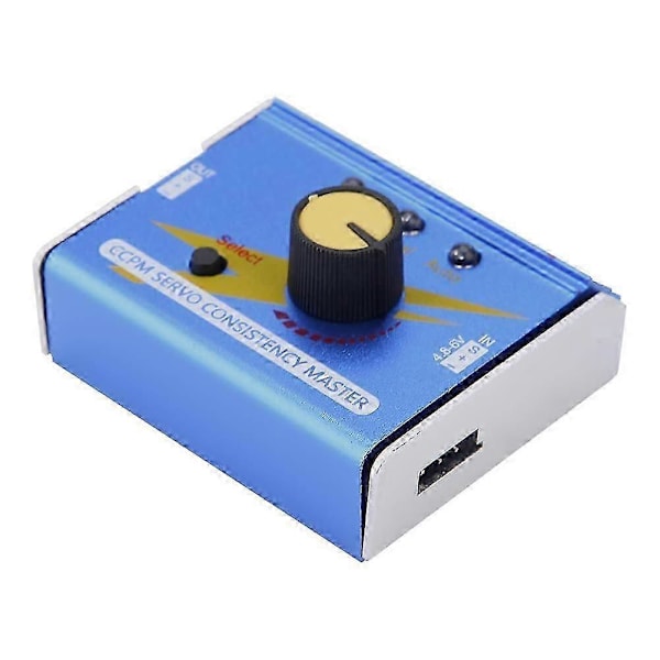 Power Servo Tester, 3CH ESC Multi Servo Tester, CCPM Servo Konsistens Master Checker för RC Flygplan Helikoptrar Bilar