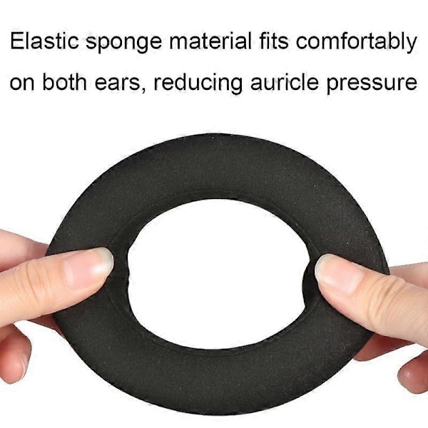 Til Focal Clear MG Pro 2 stk. Læder Åndbart og Komfortabelt Headset Cover, Farve: Fiber Rød