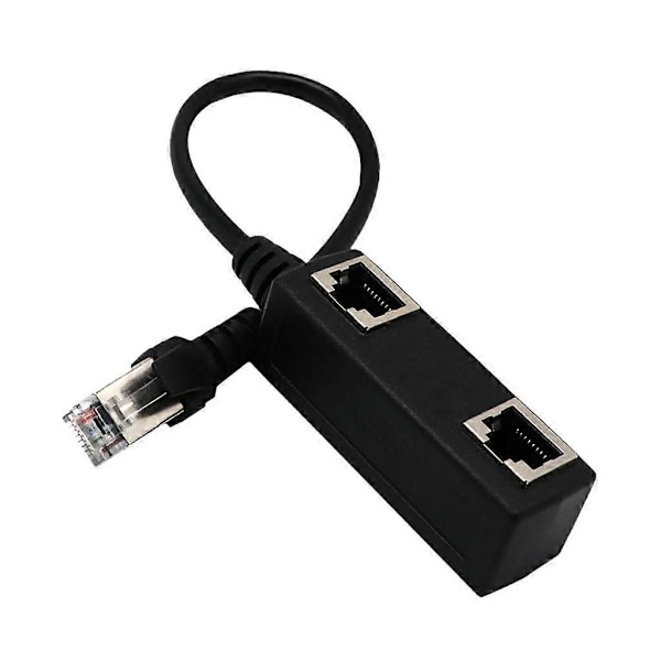 1 - 2 liitännän LAN Ethernet -verkkopistokejakaja-adapterit
