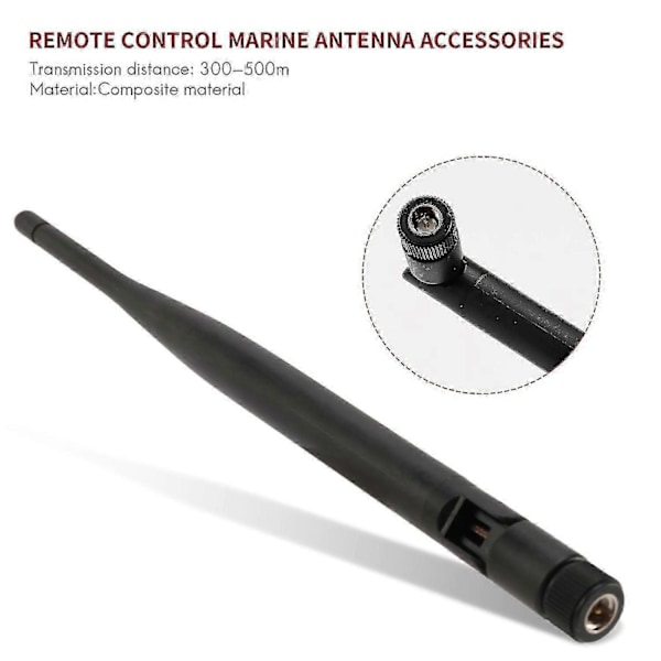 RC Båt Antenne for Flytec 2011-5 1.5Kg Lastekapasitet Fjernkontroll Fiske Bait Båt Skip Deler Tilbehør