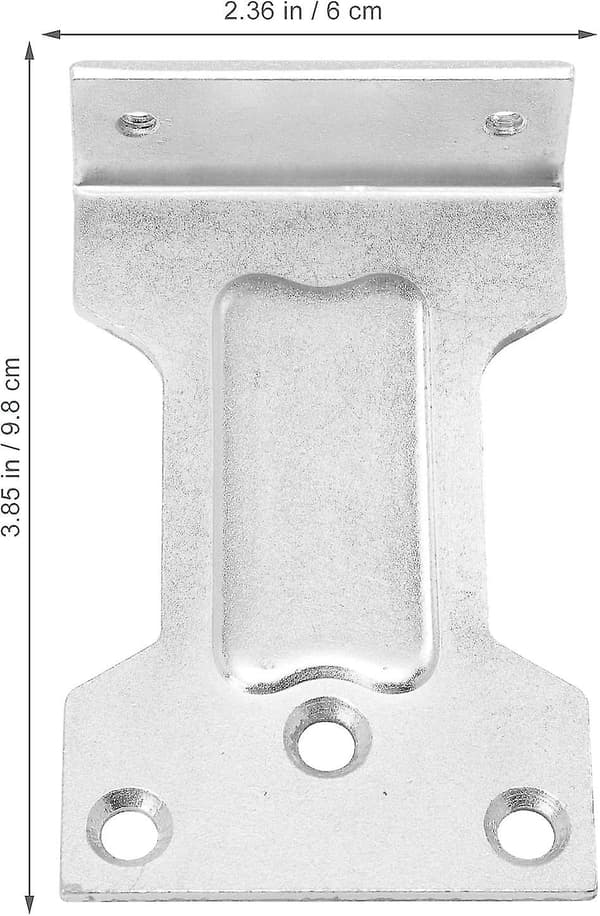2 stk. Dørlukker Parallel Monteringsplade Hjemmedørlukker Metal Parallel Plade
