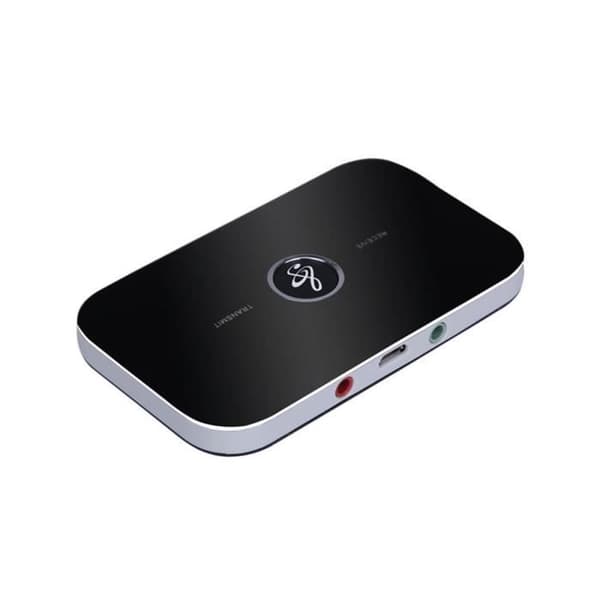 2-i-1 Bluetooth-adapter Trådløs Stereo HiFi Lydsender-mottaker - Svart