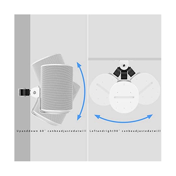 Veggfeste for Era 100, Plassbesparende Smart Hjem Metall Veggstativ Holder, Hvit