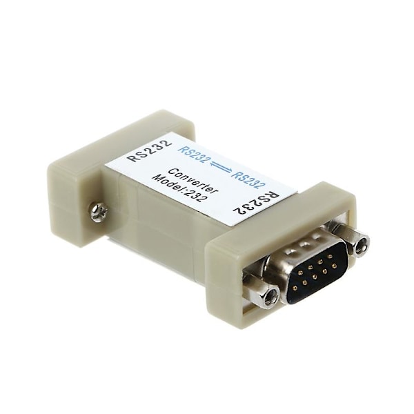 Port Powered RS232 till RS232 Seriell Port Optisk Elektrisk Isolator Skydda PC RS232