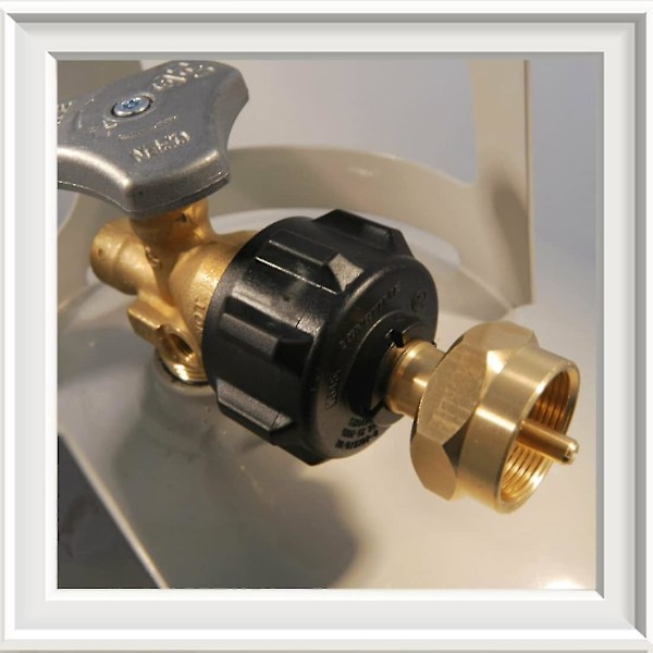Camping Gassflaske Adapter Gasskonverteringshode Dyse Kobling