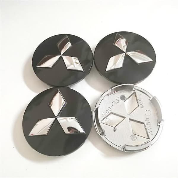 4-pack Fit Mitsubishi hjulnavkapslar, 60 mm/2,35 tum W