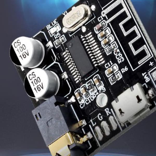 5 STK VHM-314 Mini Bluetooth 5.0 Audio Receiver Modul MP3 Lossless Decoder Board 3.7-5V Trådløs St