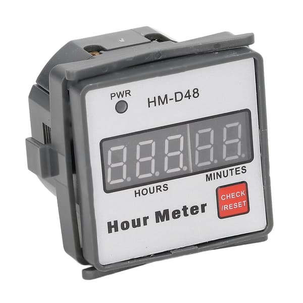 Digitalt Timetæller Display 0-999.99h til AC 220V Motorudstyr