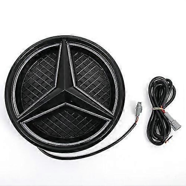 Bil Front Grill Led Emblem Lys Til Bz Belyst Logo Stjerne Badge W12610143