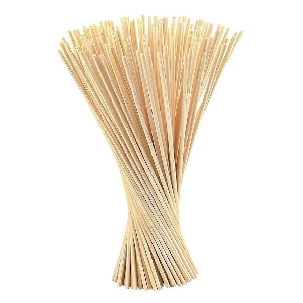 100 stk. fiberdiffuserpinde, oliediffusere, udskiftning, aromafiberdiffuserpinde (25 cm x 3 mm)
