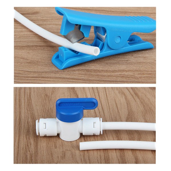 Uppgraderingsvattenventil Mikrojusterbar Vattenflödesregulator 1/4\" Snabbkoppling