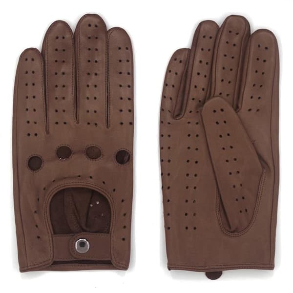 Upgraded Version of Unlined Sheepskin Driving Gloves for Men