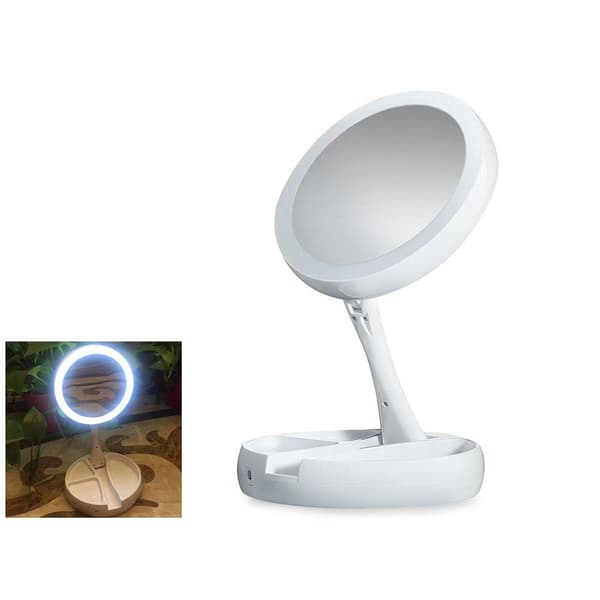 LED-suurennuspeili pyörivä / meikkipeili - meikkipeili