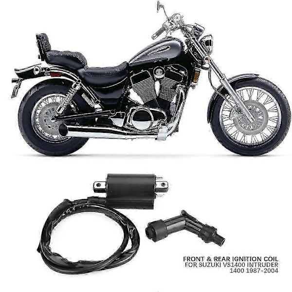 Tändspolar Fram & Bak för Suzuki VS1400 Intruder 1400 1987-2004 Tändningstillbehör