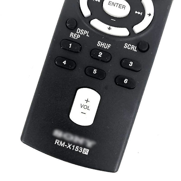 Korvaava kaukosäädin Generic RM X153 Sony AM CD-soittimelle CDX R505X CDX R5715